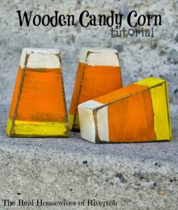Wooden Candy Corn Craft | www.housewivesofriverton.com