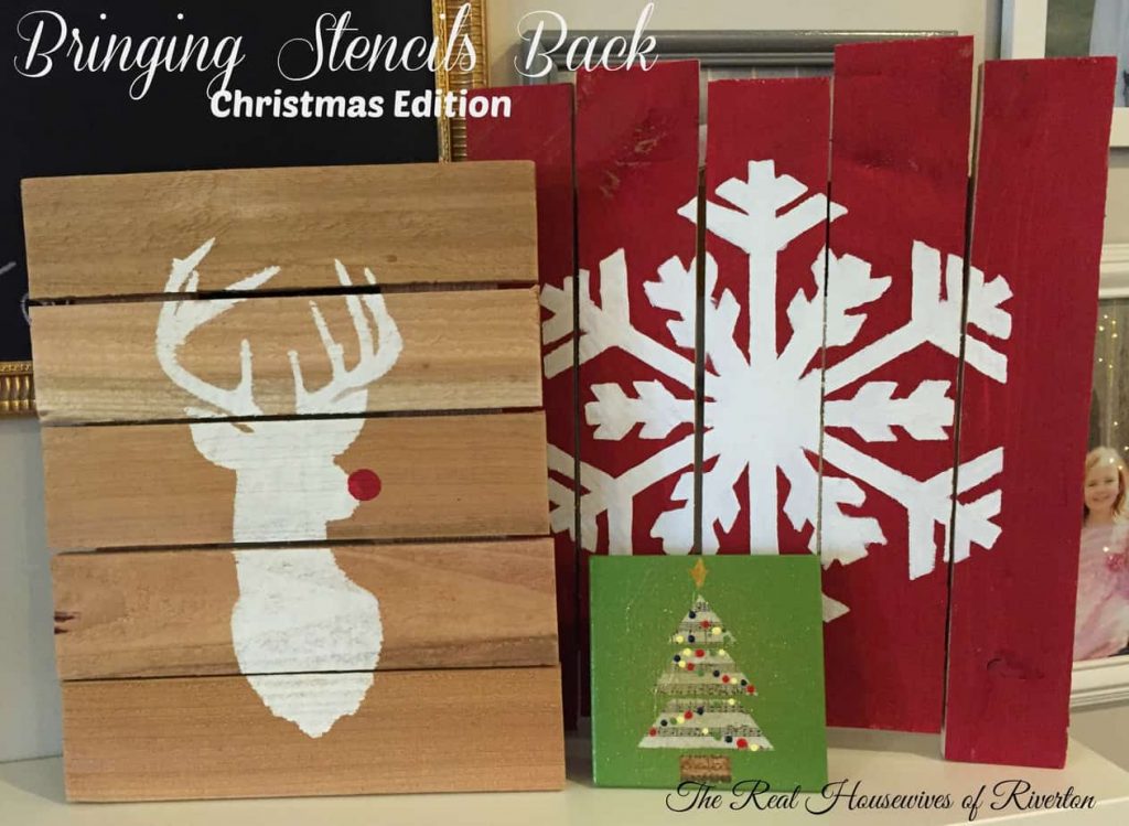 Bringing Stencils Back - Christmas Edition