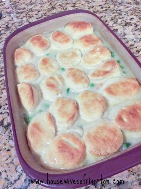 Chicken Pot Pie Casserole from The Housewives of Riverton | www.housewivesofriverton.com