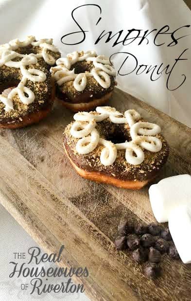 S'mores Donut from The Housewives of Riverton | www.housewivesofriverton.com
