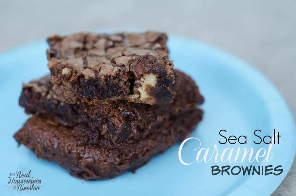 Sea Salt Caramel Brownies - www.housewivesofriverton.com