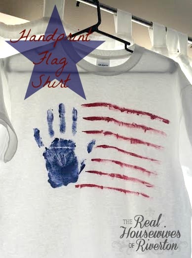 Handprint Flag T Shirt from The Housewives of Riverton | www.housewivesofriverton.com