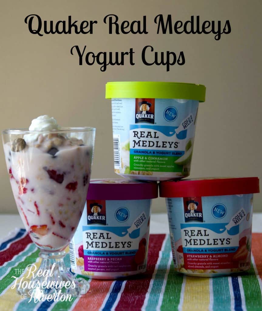 Quaker Real Medleys Yogurt Cups | www.housewivesofriverton.com