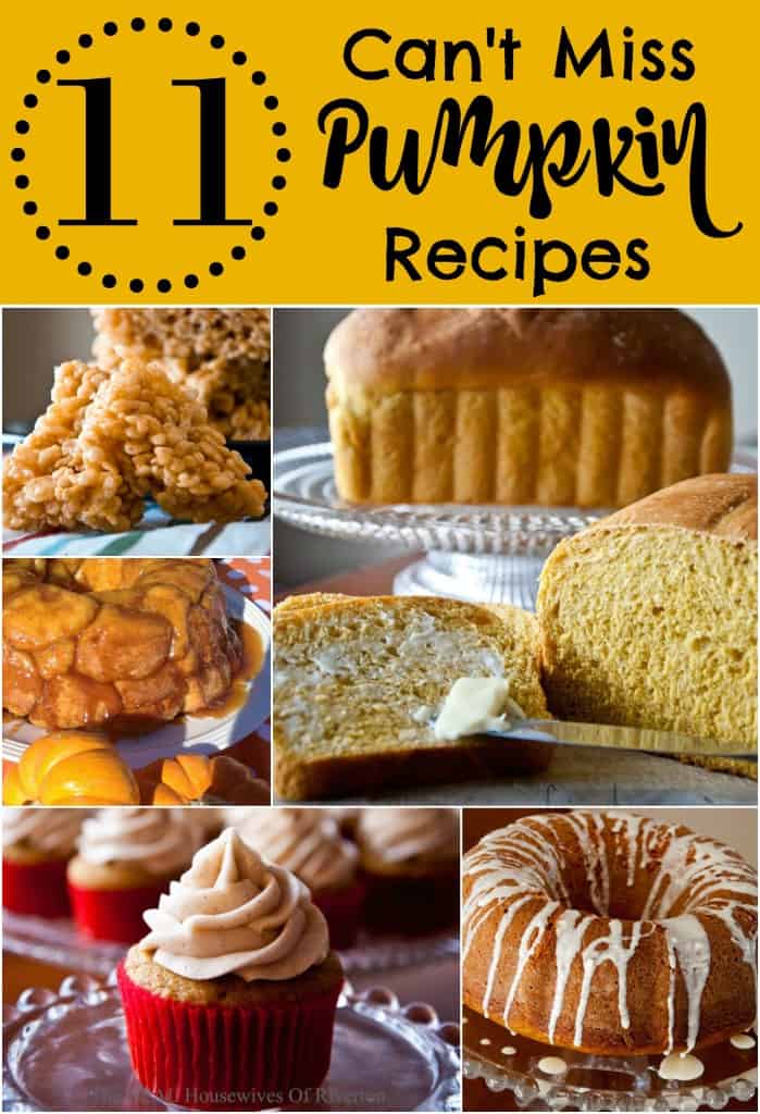 11 Can't Miss Pumpkin Recipes | www.housewivesofriverton.com