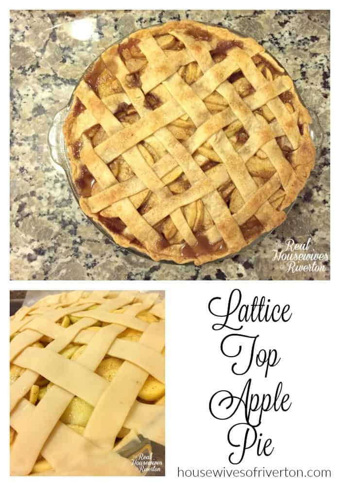 lattice top apple pie recipe - housewivesofriverton.com