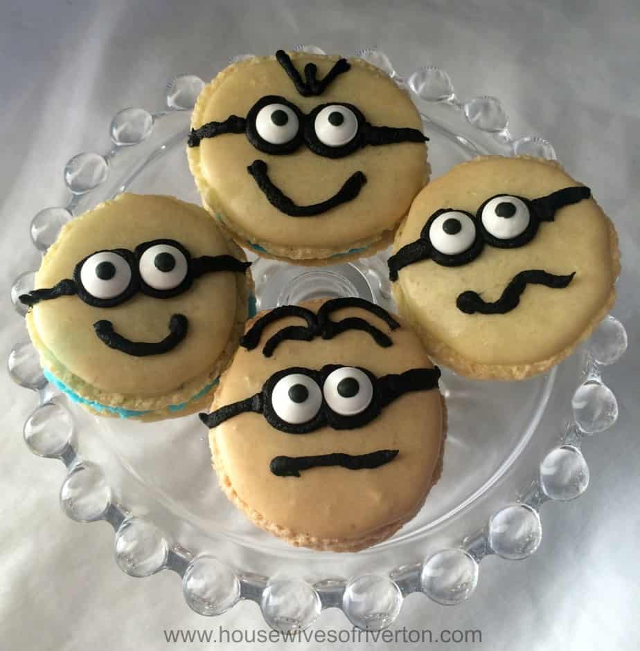 Lemon Coconut Minion Macarons are a fun and delicious treat for your family Minions movie night! #Ad #MinionsMovieNight