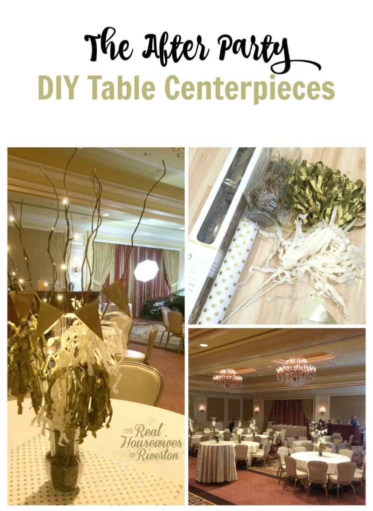 The after party diy table centerpieces - housewivesofriverton.com