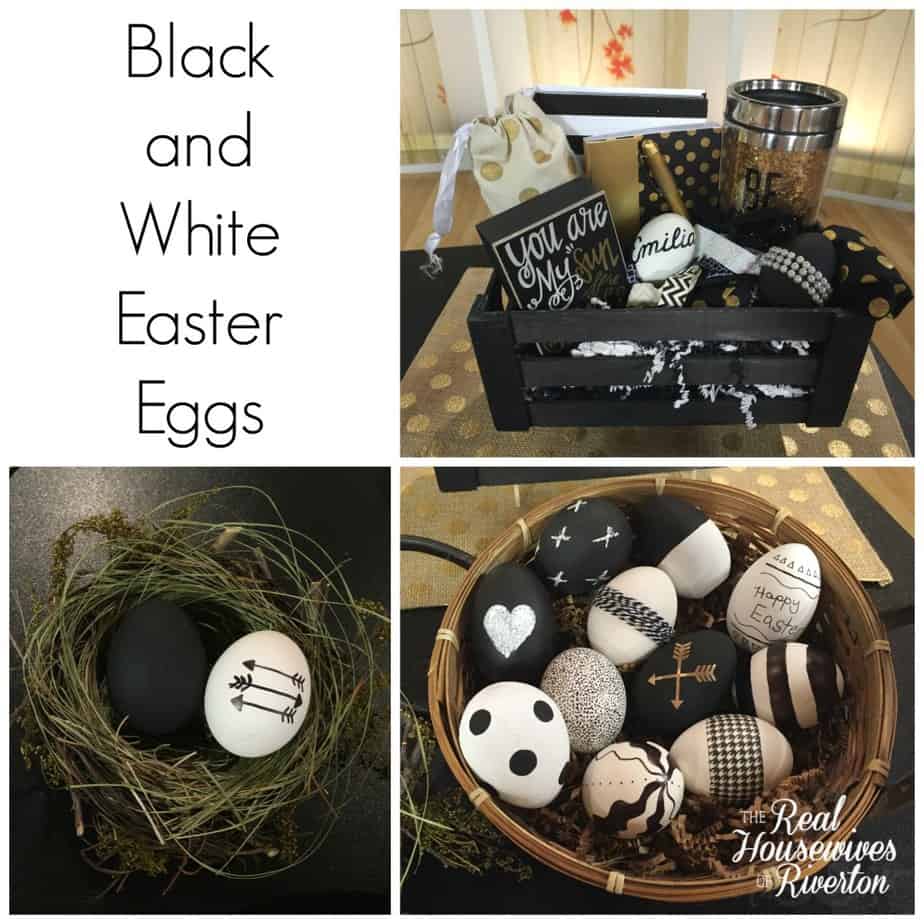 black and white easter eggs - housewivesofriverton.com