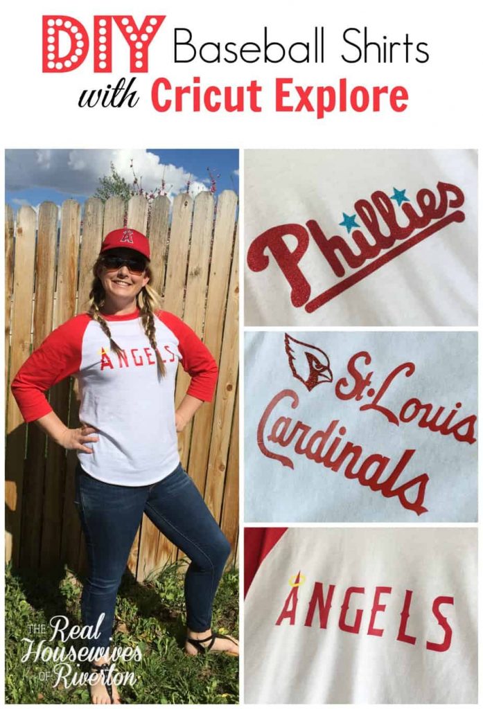 DIY Baseball Shirts with Cricut Explore - housewivesofriverton.com