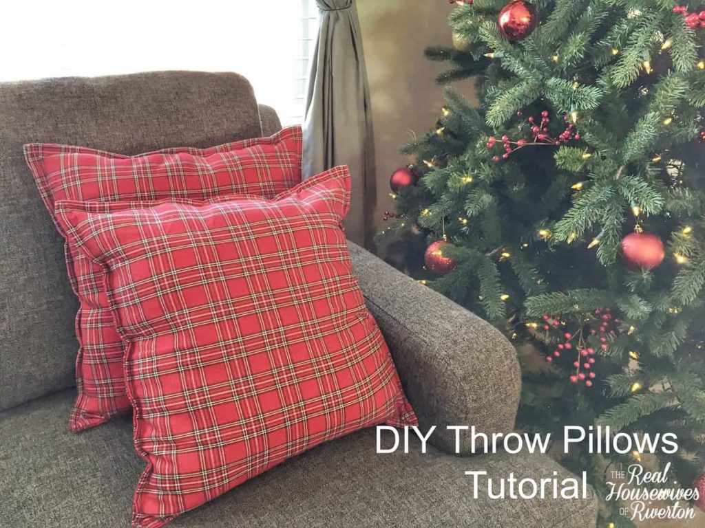 DIY Throw Pillows Tutorial