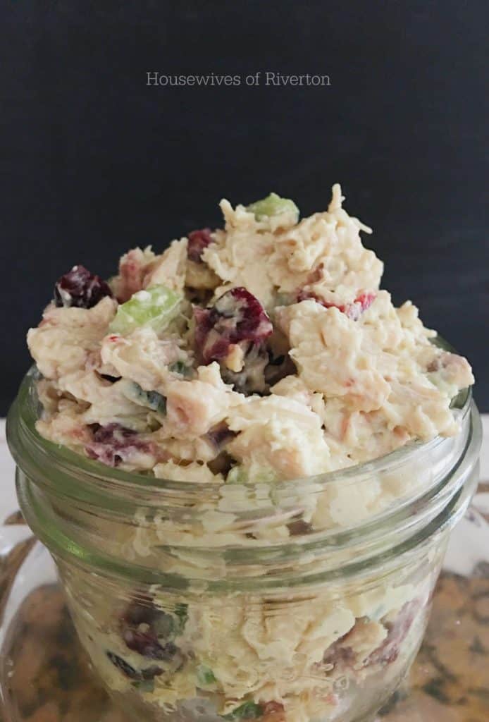 Homemade Chicken Salad is perfect for picnics, potlucks, or just everyday meals! | www.housewivesofriverton.com