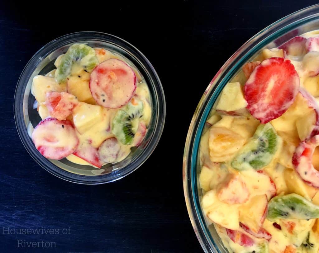 This Summer Fruit Salad brings together all the best tastes of summer!  Definitely plan on it for your next meal! | www.housewivesofriverton.com