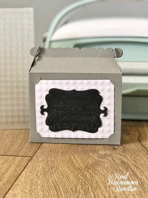 Happy Birthday Box with Cricut and Cuddlebug - housewivesofriverton.com