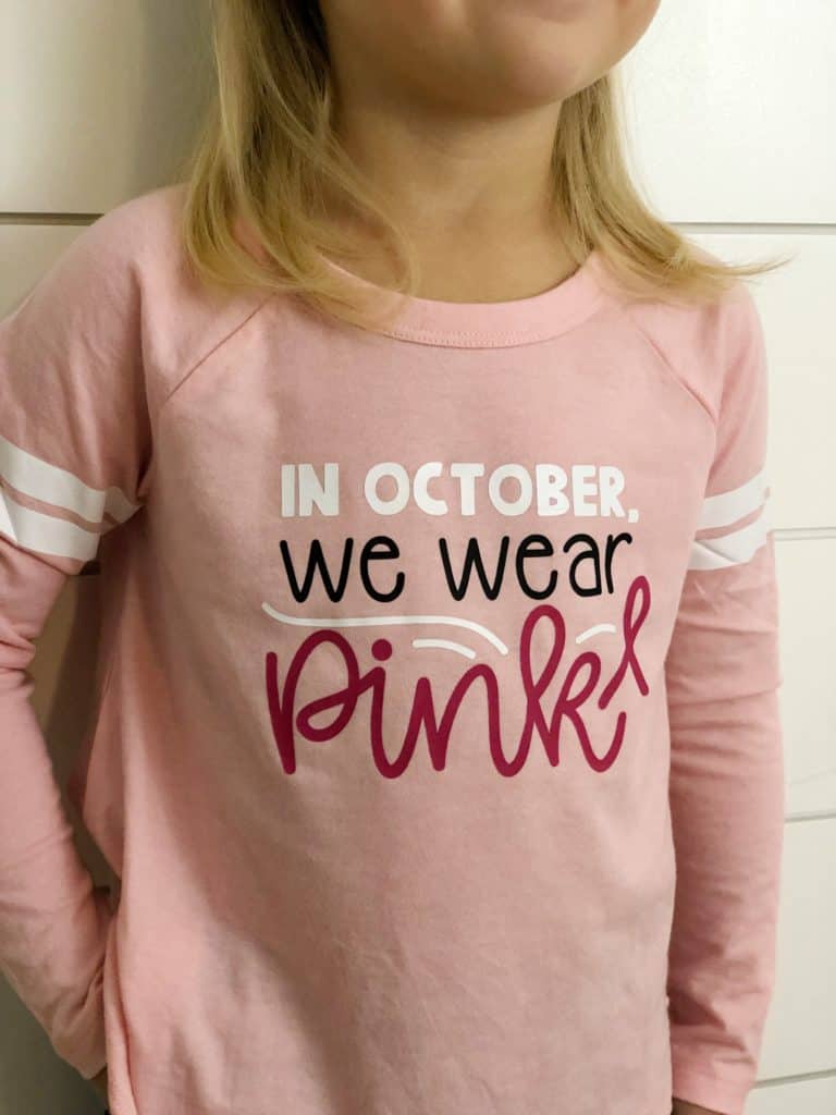 Up close Breast Cancer Awareness Shirts | www.housewivesofriverton.com