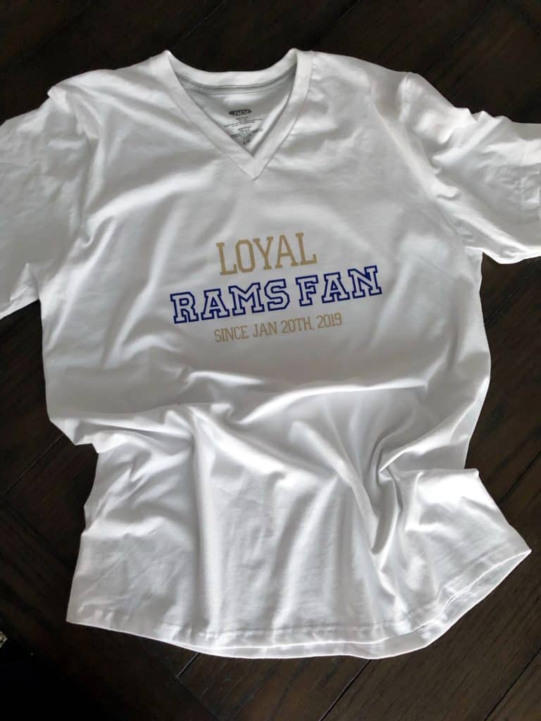 Loyal Rams Fan Super Bowl Shirt | www.houseswivesofriverton.com