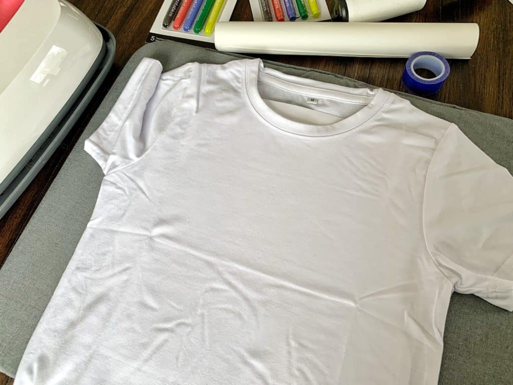 Infusible Ink Freehand Markers - cardstock inside shirt