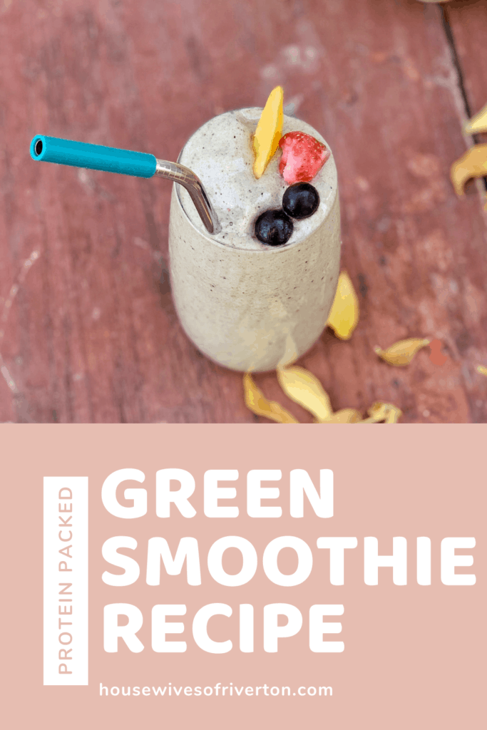 Protein Packed Green Smoothie Recipe - Pin
