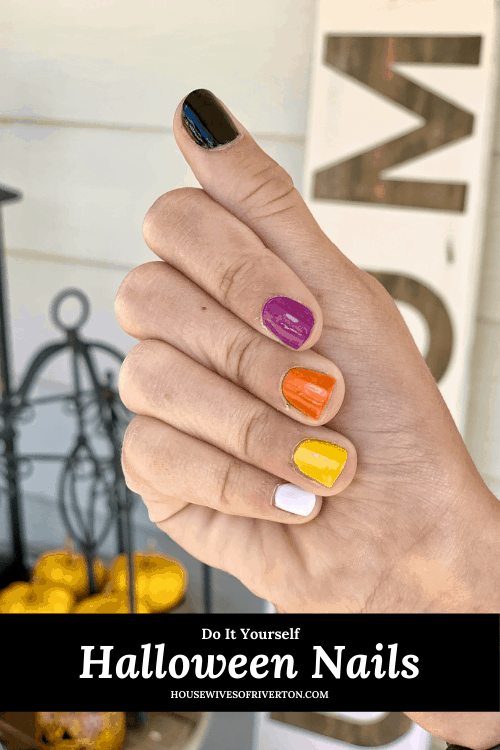 DIY Halloween Nails - pinnable