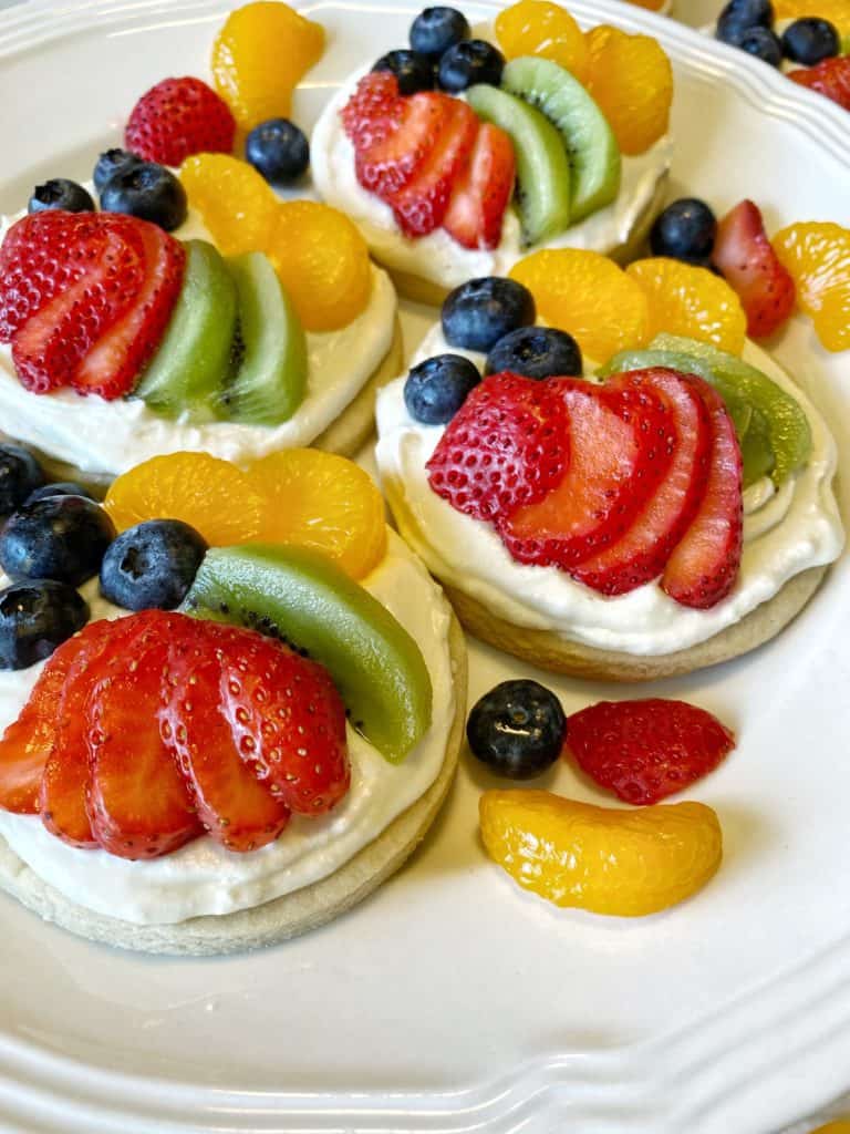 Fruit Pizza Cookie toppings